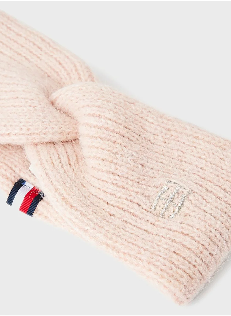 TOMMY HILFIGER Monogram Twist Front Headband