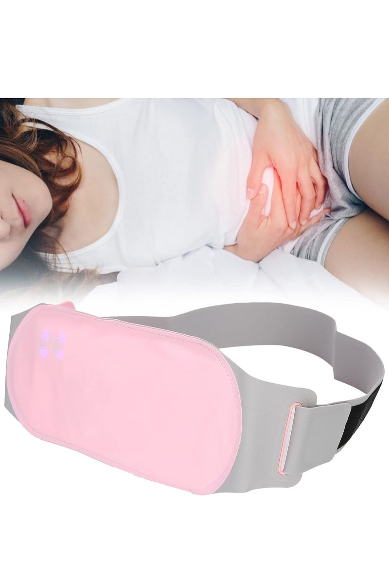 Y&D Portable Graphene Heating Massage Warm Heated Waist Belt Electric Heating Belt Plush Electric Heating Waistband Hot Compression Moxibustion Uterine Warming Belt Hot Compress Belt Without Power Bank Massager for Keep Warm and Pain Relief - Image 1