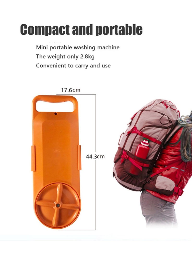 Portable Mini Washing Machine for Lazy Students Compact and Convenient Travel Sock Washer for Dormitories
