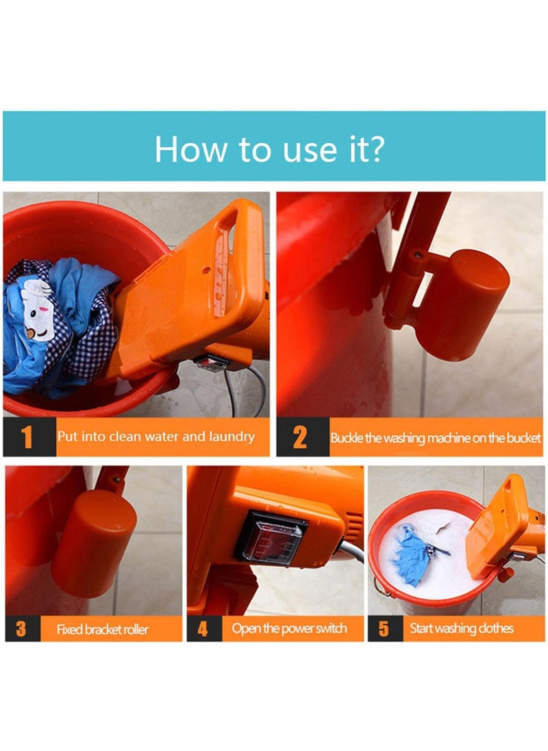 Portable Mini Washing Machine for Lazy Students Compact and Convenient Travel Sock Washer for Dormitories