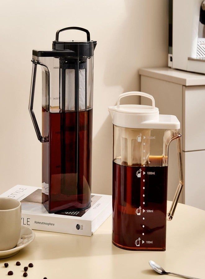 Soko 2.2 Litre Cold Brew Coffee & Tea Maker with Filter | BPA-Free Plastic Jar, Airtight Iced Pitcher with Leak-Proof Lid & Wide Mouth Kettle Design | Easy for Brewing Drinks at Home - Black - Image 3