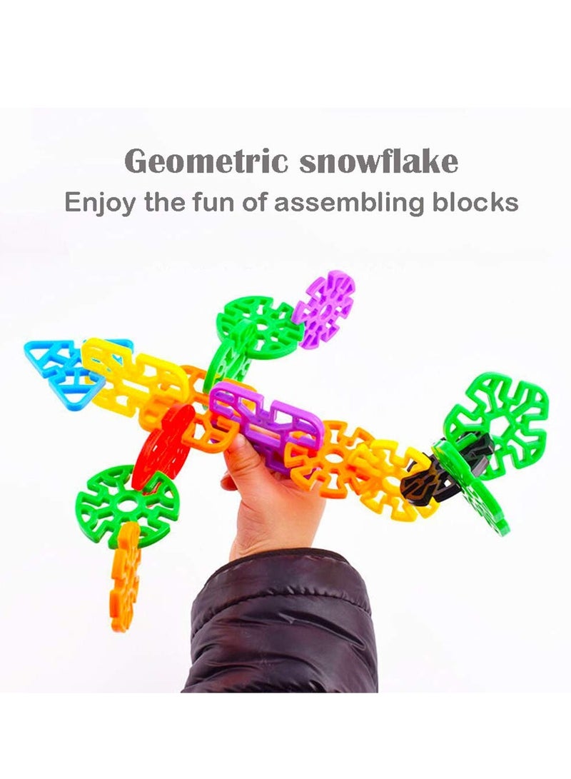 ممز بلانيت ألعاب اطفال البناء الموصلة  إنترلينكس، ألعاب جذعية متشابكة للأولاد والبنات، ألعاب للرضع والأطفال الصغار، ألعاب بناء جذعية إبداعية، لأعمار 3 سنوات فأكثر، بلاستيك- العاب اطفال - العاب تعليميه  - Image 3