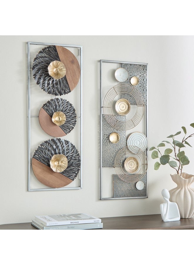 Home Box Jorja Wood and Metal Wall Art 28.6 x 4.4 x 74.3 cm  - Image 4