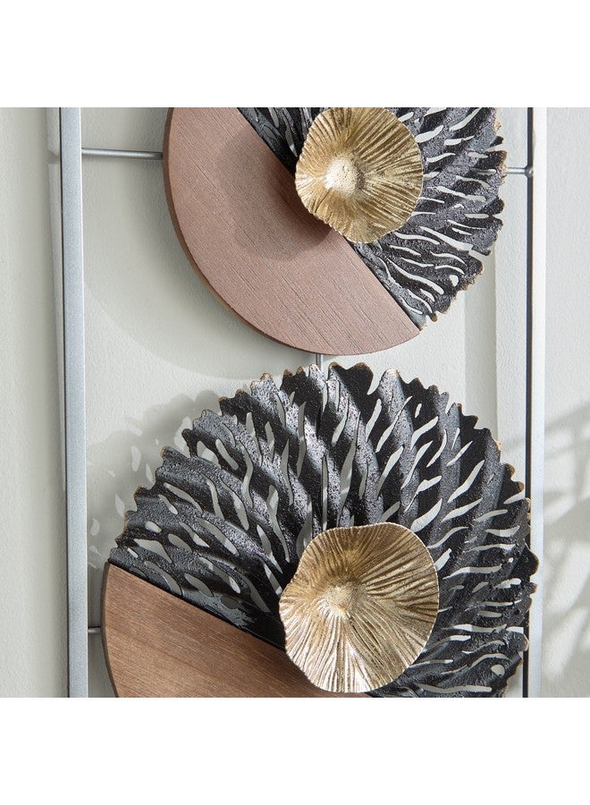 Home Box Jorja Wood and Metal Wall Art 28.6 x 4.4 x 74.3 cm  - Image 3