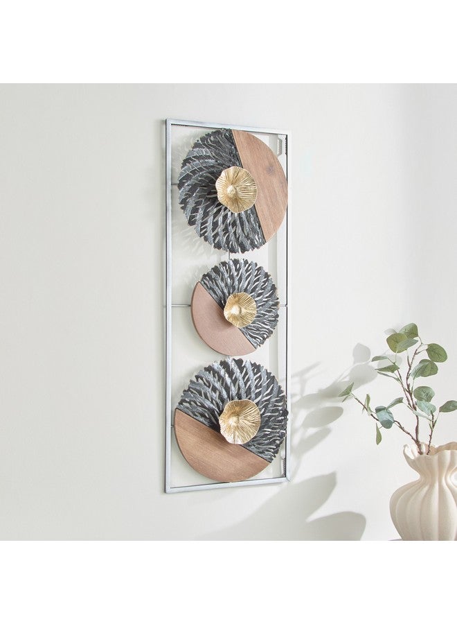 Home Box Jorja Wood and Metal Wall Art 28.6 x 4.4 x 74.3 cm  - Image 1