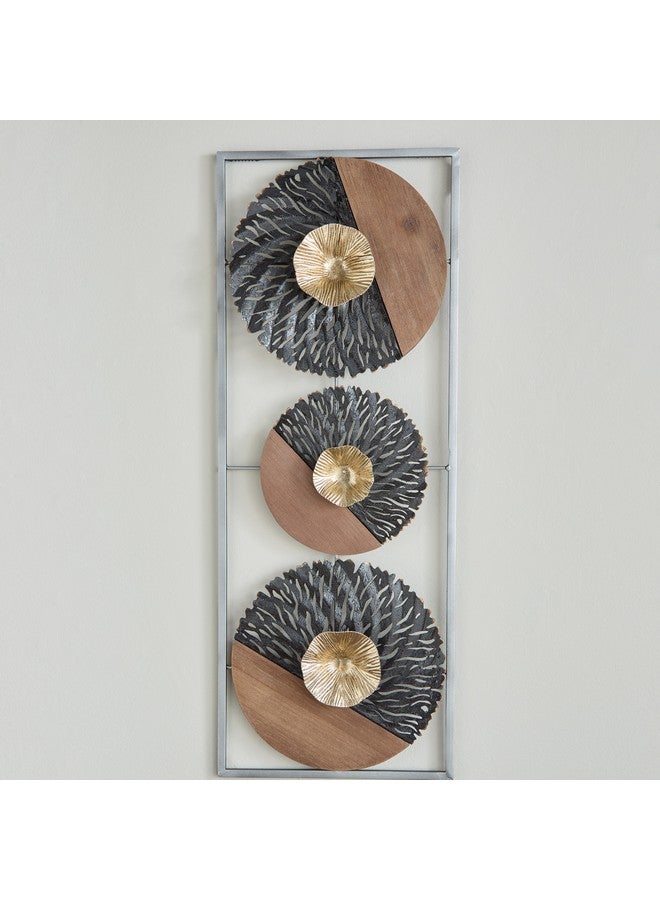 Home Box Jorja Wood and Metal Wall Art 28.6 x 4.4 x 74.3 cm  - Image 5
