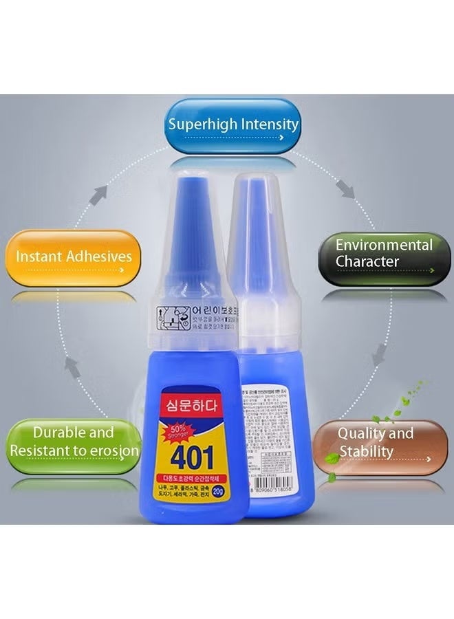 نيل ويند غراء أظافر بالفرشاة للأظافر المضغوطة، غراء أظافر قوي للغاية 401 للأظافر الأكريليك، غراء أظافر مقاوم للماء للأظافر الصناعية، رابطة أظافر طويلة الأمد، غراء أظافر احترافي لأطراف الأظافر، قطعة واحدة - Image 2