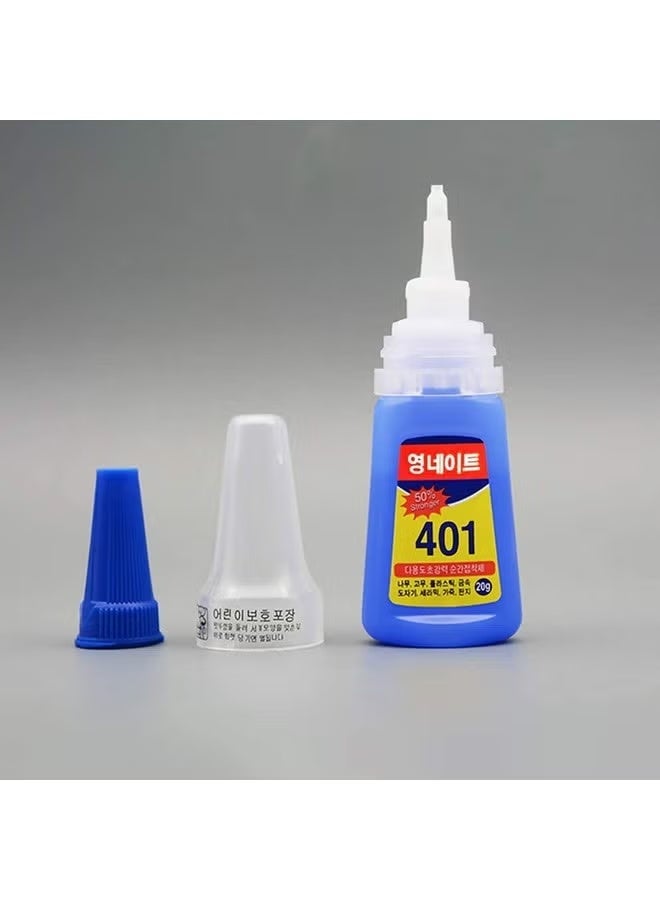 نيل ويند غراء أظافر بالفرشاة للأظافر المضغوطة، غراء أظافر قوي للغاية 401 للأظافر الأكريليك، غراء أظافر مقاوم للماء للأظافر الصناعية، رابطة أظافر طويلة الأمد، غراء أظافر احترافي لأطراف الأظافر، قطعة واحدة - Image 3