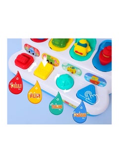 Bebiland Pop Up Baby Toy, Early Development Cause and Effect Learning Toy, Motor Skills, Interactive Montessori Toy, for 18 Months Baby Gift (Vehicle)  - Image 3