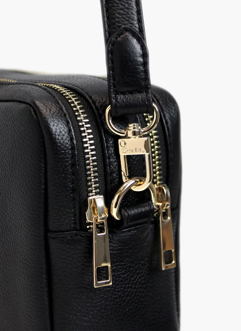 سيرلا حقيبة أليجرا كروس بودي بسحاب مزدوج