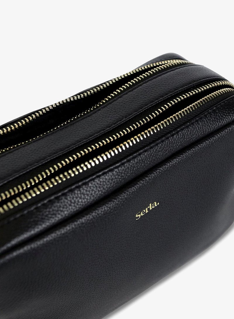 Serla Allegra Double Zip Crossbody Bag - Image 5