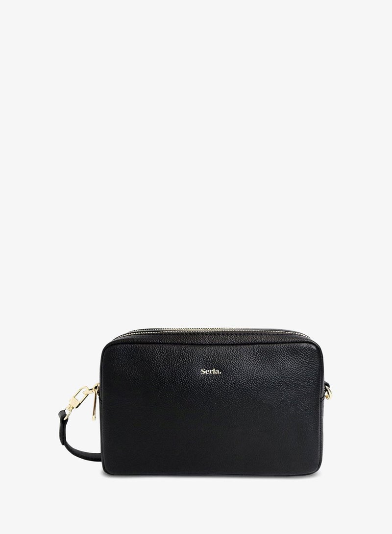Serla Allegra Double Zip Crossbody Bag - Image 1