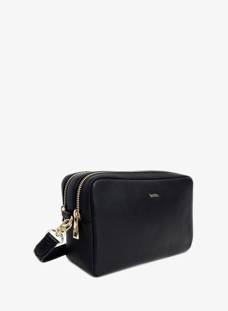 Serla Allegra Double Zip Crossbody Bag - Image 2
