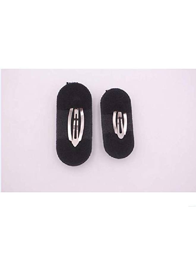 ASTRQLE 10 Pcs Black Sponge Bump Up Hair Clip Volume Padding Bun Updo Magic Head Insert Hair Barrettes Maker Tool Hairpins Hair Accessories - Image 4