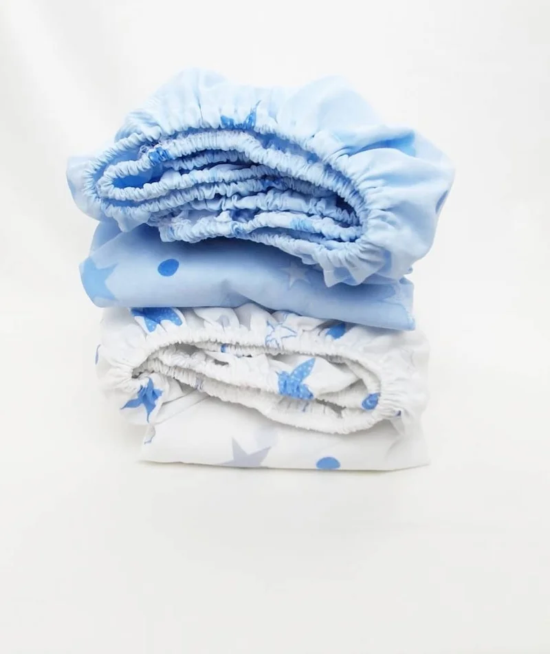Tiny Plans Elastic Fitted Baby Sheet 2 Pack