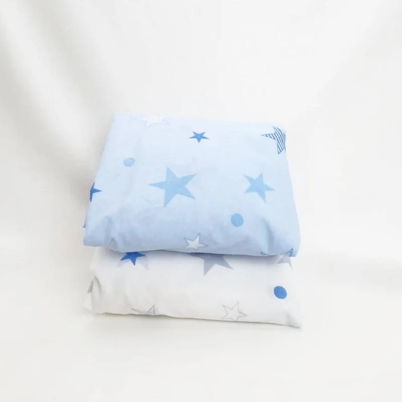 Tiny Plans Elastic Fitted Baby Sheet 2 Pack