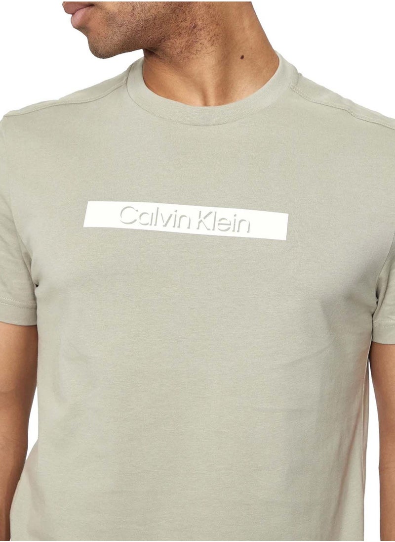 CALVIN KLEIN Logo Crew Neck T-Shirt  - Image 3