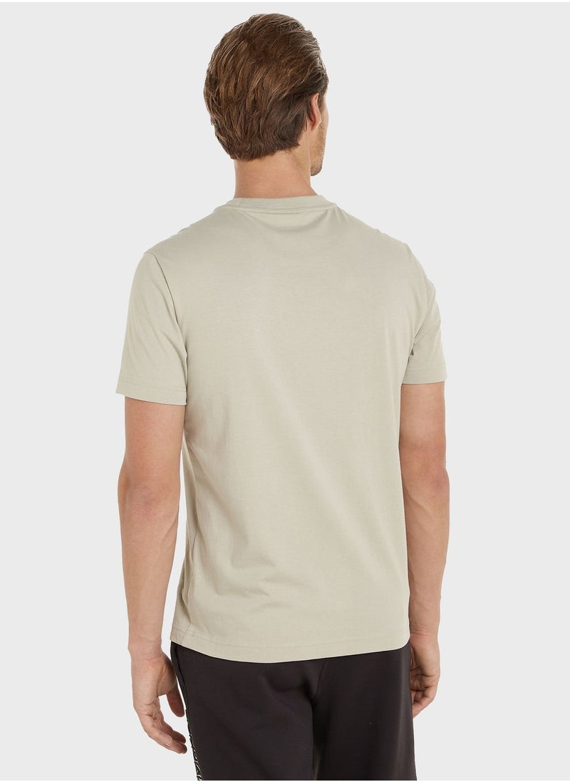 CALVIN KLEIN Logo Crew Neck T-Shirt  - Image 2