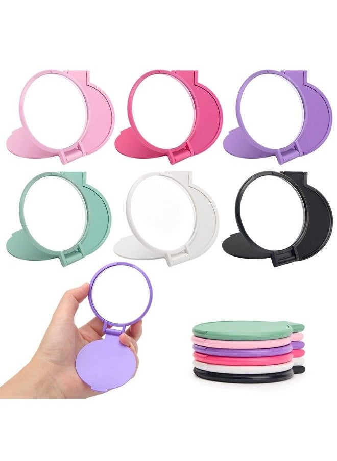 Windspeed - 18 Pcs Mini Folding Mirror Round Compact 2.4 In Small Portable Travel Makeup Mirror Compact Mirror Bulk Round Makeup Mirror For Purse Women Girls Travel Daily Use - Image 1