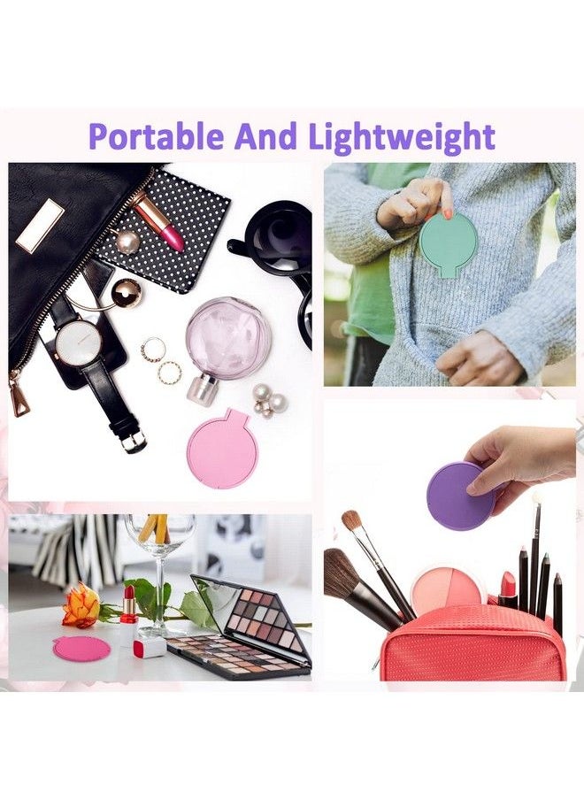 Windspeed - 18 Pcs Mini Folding Mirror Round Compact 2.4 In Small Portable Travel Makeup Mirror Compact Mirror Bulk Round Makeup Mirror For Purse Women Girls Travel Daily Use - Image 1