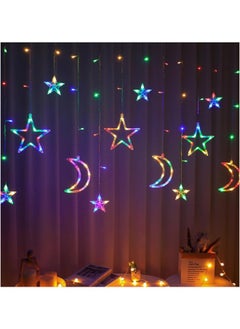 Beauenty LED Moon String Light Bedroom Decoration Curtain LED String Light  Lights Decoration Ramadan Decorative with 8 modes waterproof for indoor and outdoor decoration Multicolor  - Image 3
