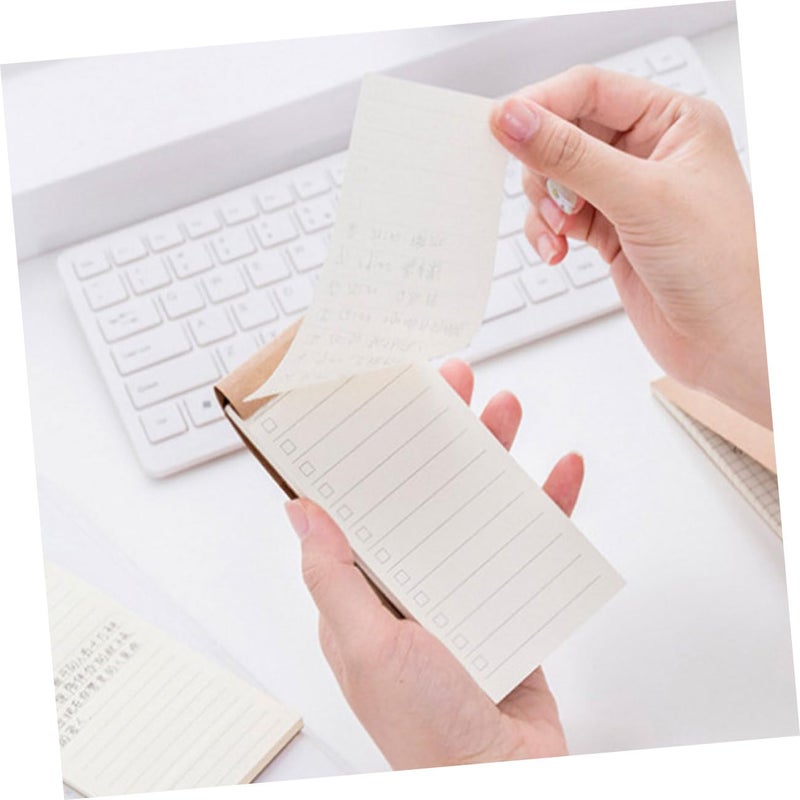 Multi Purpose Pocket Notepad Set Of 12 Mini Planning Handbooks With Lined And Blank Pages Khaki Color Efficient Note Taking For School And Office - Image 5
