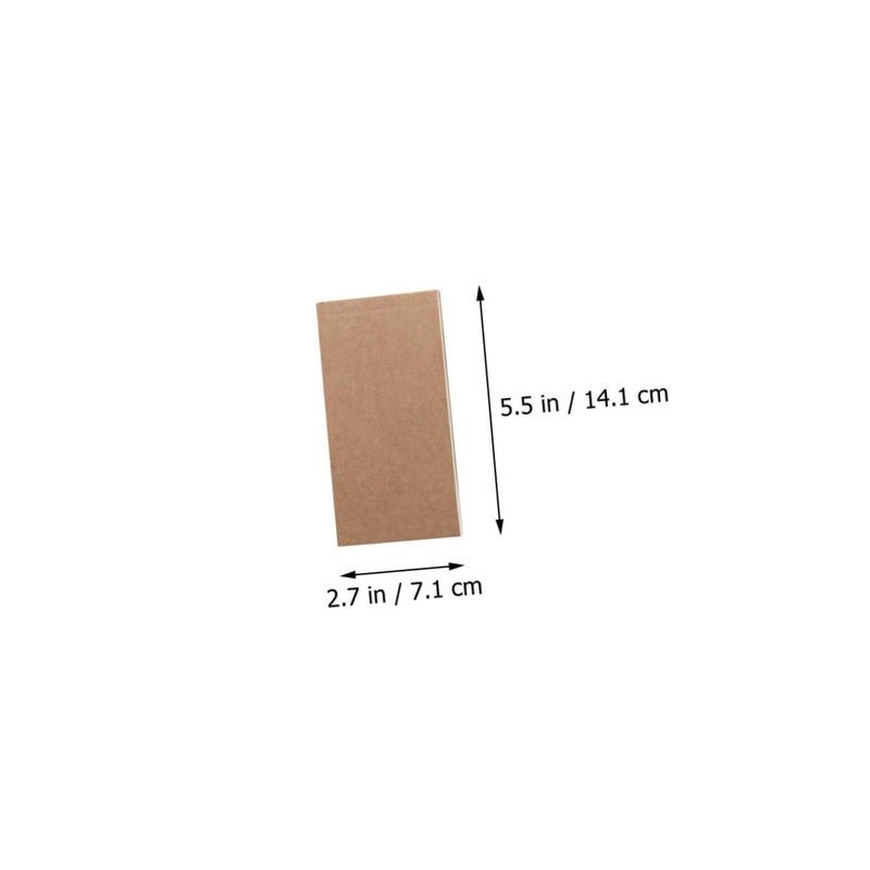 Multi Purpose Pocket Notepad Set Of 12 Mini Planning Handbooks With Lined And Blank Pages Khaki Color Efficient Note Taking For School And Office - Image 3