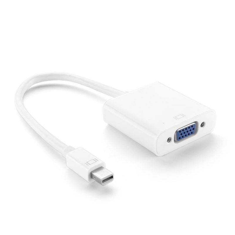 FENTICO Mini DisplayPort to VGA Adapter - Mini DP to VGA Converter - 1080p Video - mDP or Thunderbolt 1/2 Mac/PC to VGA for Monitor/Projector/Display - Image 1