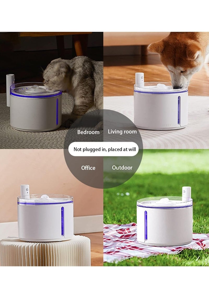 DOGNESS Smart Sensor Water Feeder For Pets-White - Image 2