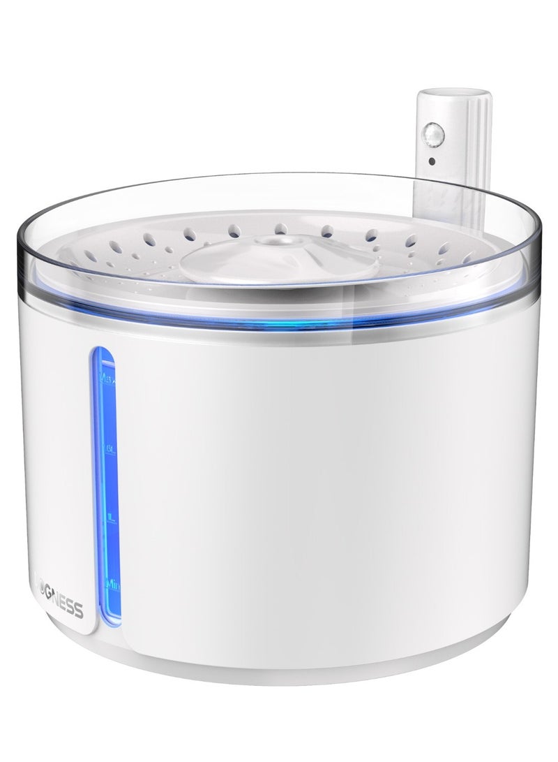 DOGNESS Smart Sensor Water Feeder For Pets-White - Image 1