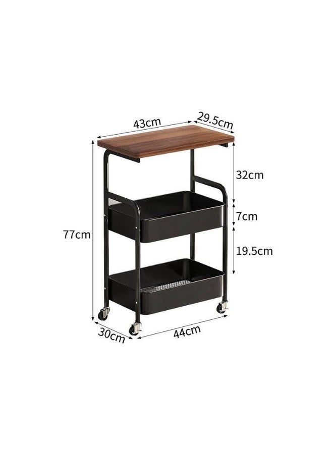 Turbo metal table with wheels - Image 3