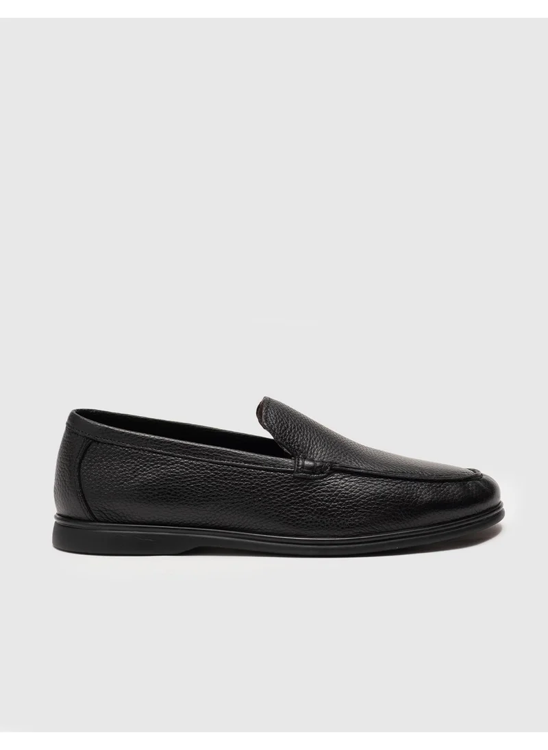 كاباني Leather Black Men's Casual Shoes