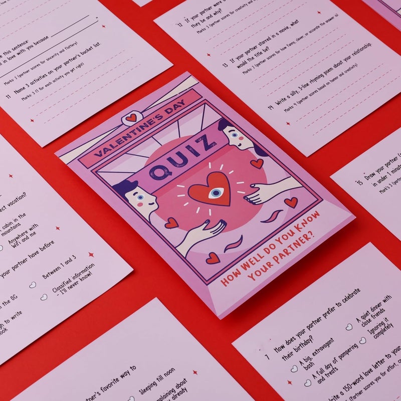 Oye Happy OyeHappy Couples Quiz Card Fun Romantic Game for Valentines Date Nights Anniversaries - Image 2