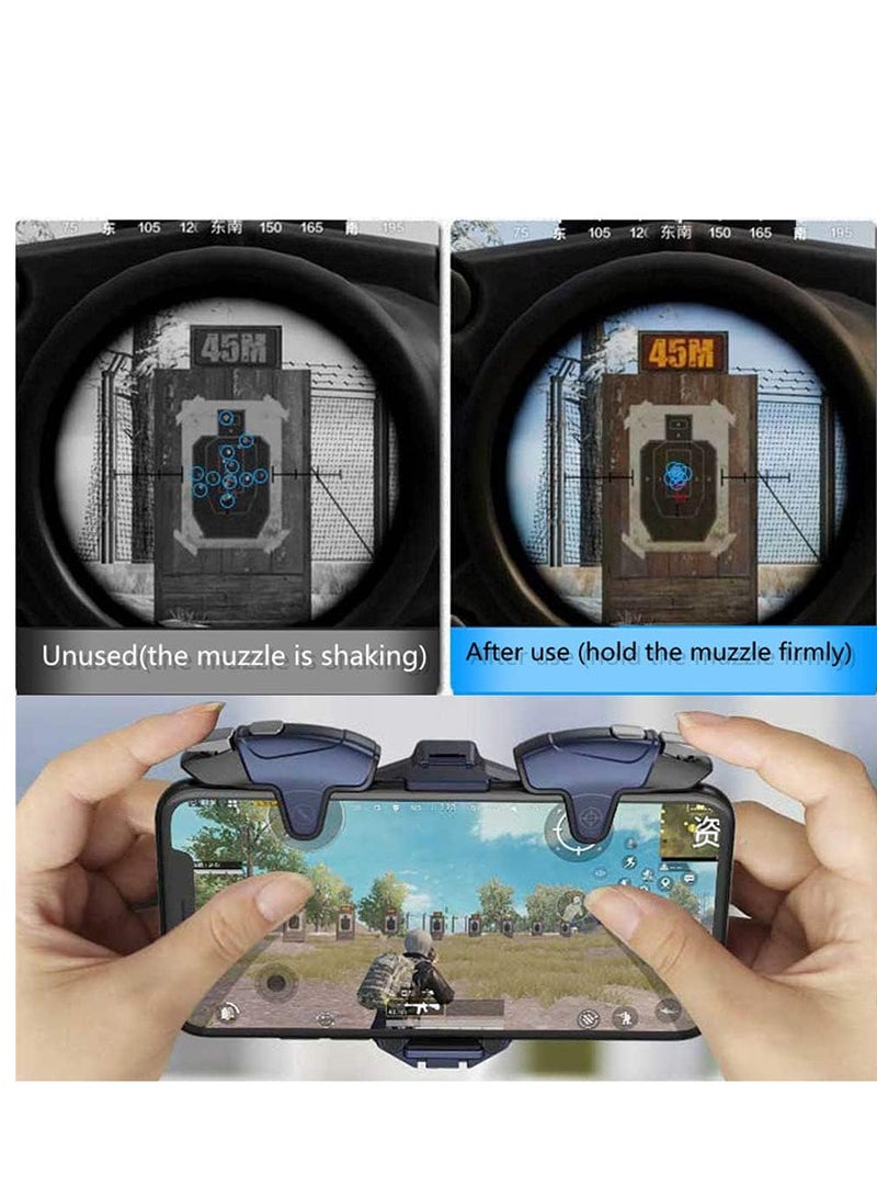 Mobile Game Controller Detachable Auto High Frequency Click Mobile Gaming Trigger Fan Cooler,Pubg Gaming Joystick Trigger Gamepad Cooler with Rgb Light  - Image 5