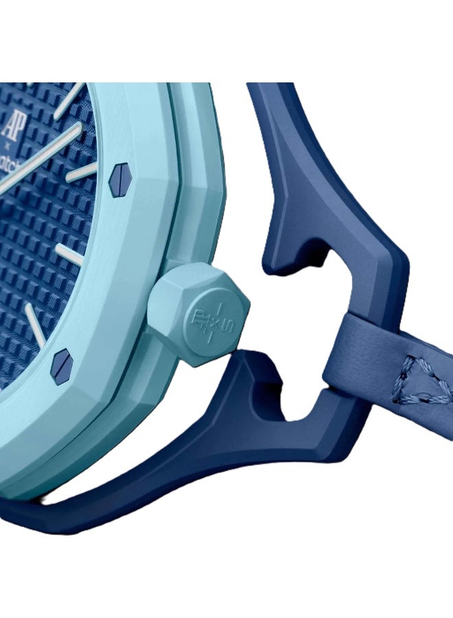 Ap X Swatch Royal Pop Watch Replica - Bioceramic Case Mini Fashion Keychain Watch for Bags, Pocket Watch, Gifts & Everyday Use - Image 5