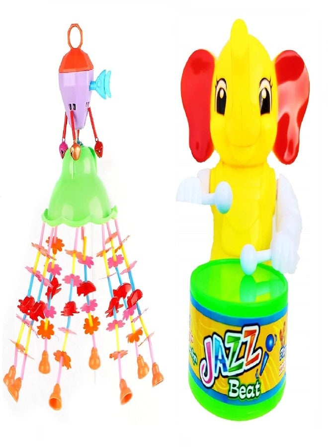 SHANVI Toys Merry go Round for Infants no.11, Attachable to Cradle or Window, Soothing Music and Various Shapes for Developing Imagination and Thinking Skills (ELE-JHO-02) - Image 1