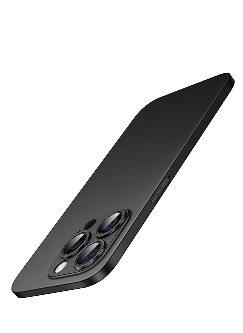 Raxoom Ultra Slim (0.35mm Thin) Case for iPhone 14 Pro Max 6.7-Inch, Camera Lens Cover Full Protection, Lightweight Matte Finish PP Hard Minimalist Case, Support Wireless Charging (Black) - Image 1