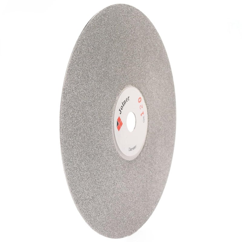 JOINER 6" inch 150 mm Grit 120 Diamond Grinding Disc Abrasive Wheel Coated Flat Lap Disk Jewelry Tools for Gemstone Glass Rock Ceramics - Image 4