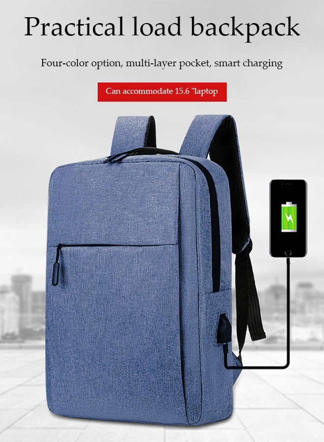 DUNISO Travel Laptop Backpack Portable Business Bag With USB charging port with Multiple Spacious Compartments, Tablet Pocket, for 15.6-inch Laptops, Tablets - Image 3