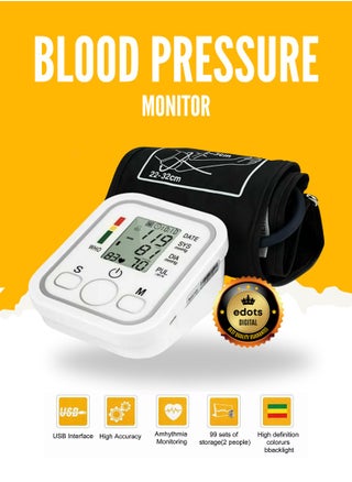 Digital Blood Pressure (BP) Monitor | Warranty - 6 Months | LCD Display & Voice Function – Accurate, Easy-to-Use, and Portable - pzsku/Z952647DCB2884AC22500Z/45/_/1735647809/68749941-9d6f-444f-ae78-27816dff7a2b