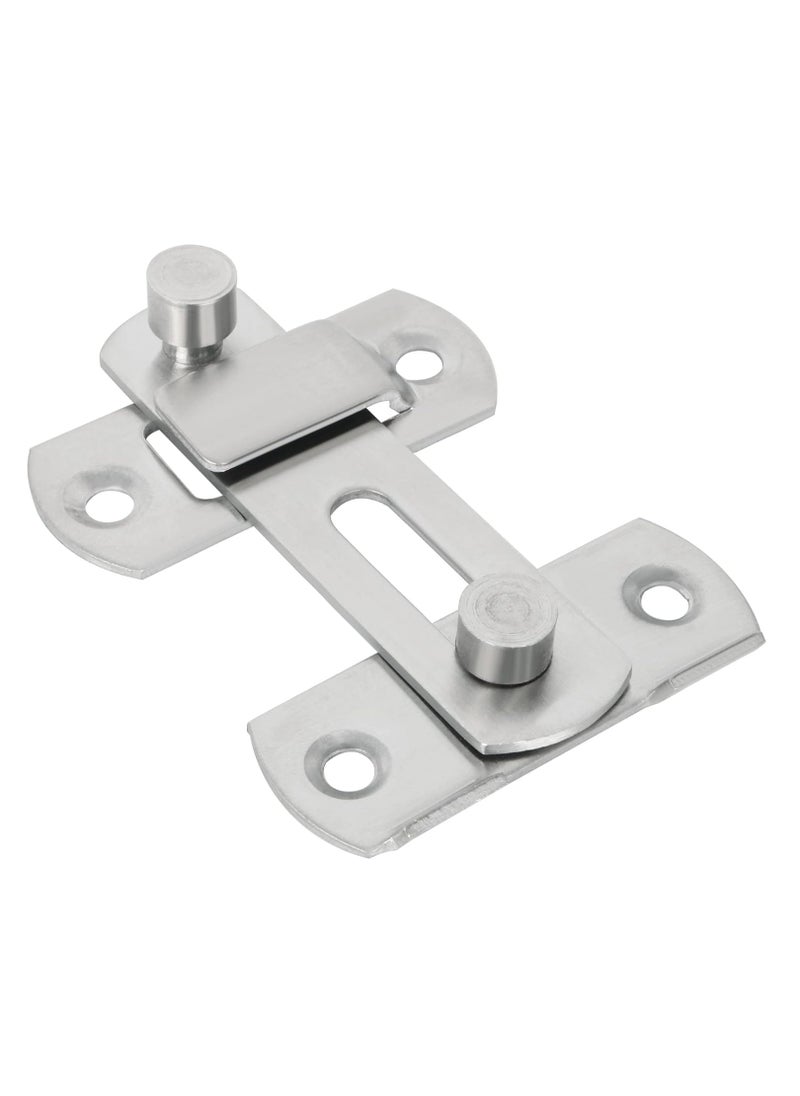 KASTWAVE Stainless Steel Flip Latch Gate Latches with Screws Bar Latch Safety Door Latch Bolt Lock for Gate Cabinet Fence Window(3 Inch)  - Image 1