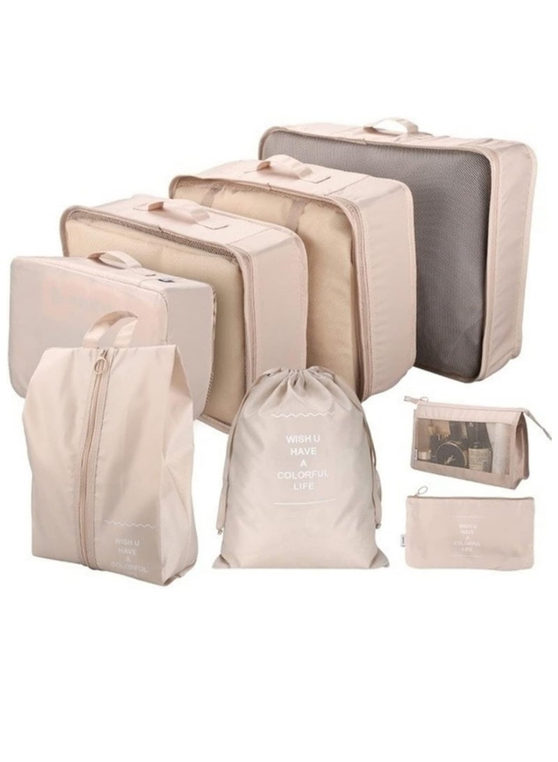 DUNISO 8Pcs/set Large Capacity Luggage Storage Bags For Packing Cube Clothes Underwear Cosmetic Travel Organizer Bag Toiletries Pouch - Image 5