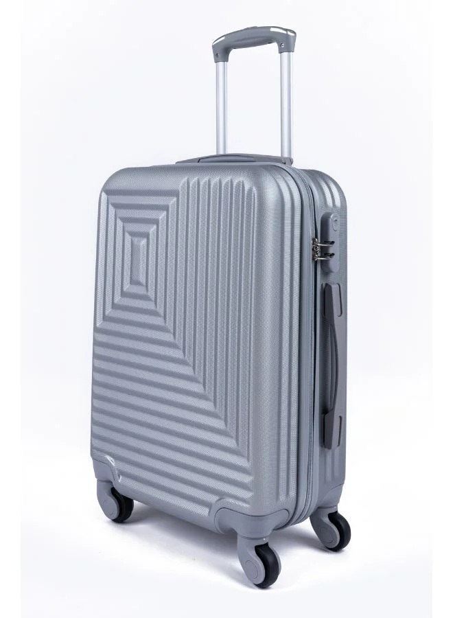 LIMRA A travel bag set consisting of 4 luggage bags silver color, size 32"/28"/24"/20 inches