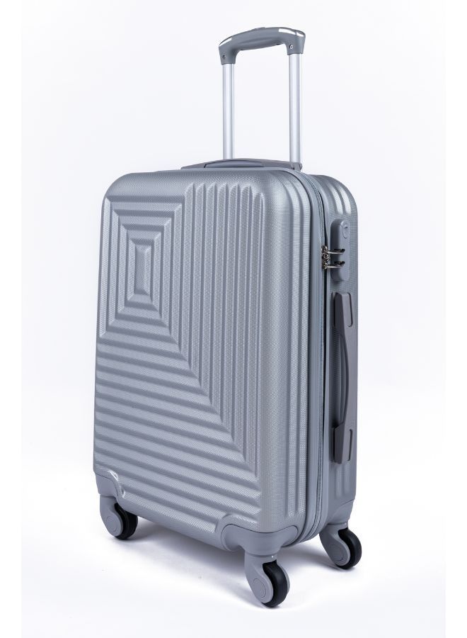 ليمرا طقم شنط سفر مكون من اربع حقائب أمتعة لون فضي بمقاس 32"/28"/24"/20" انش - Image 2