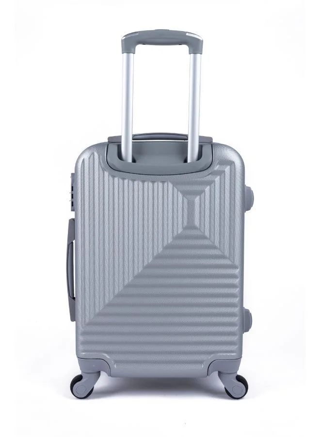 LIMRA A travel bag set consisting of 4 luggage bags silver color, size 32"/28"/24"/20 inches