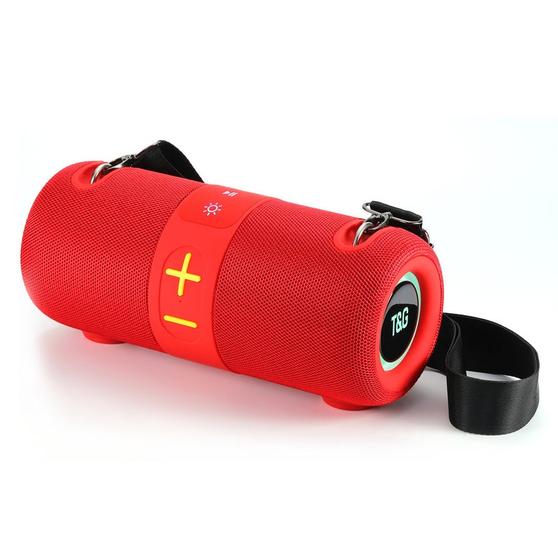 New War Drum Subwoofer Tg672 Bluetooth Speaker Outdoor Strap Fabric Portable Wireless Tws Audio - Image 1