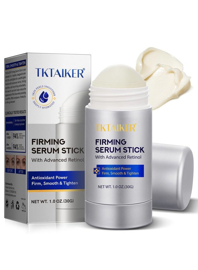 TKTALKER Advanced Retinol Firming Stick – Antioxidant-Enriched and Peptde to Visibly Tighten and Firm Wrinkles and Laugh Lines, Visible Results in 3-4 Weeks 1.0 Oz - Image 1