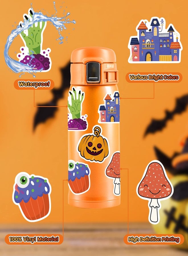 Greingways 300 PCS Halloween Pumpkin Stickers, Vinyl Waterproof Stickers for Water Bottles Laptop Skateboard Computer, Halloween Party Favors Gifts Funny for Kids Teens Adults - Image 3