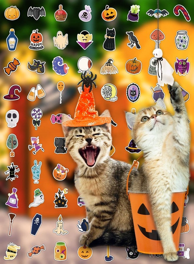 Greingways 300 PCS Halloween Pumpkin Stickers, Vinyl Waterproof Stickers for Water Bottles Laptop Skateboard Computer, Halloween Party Favors Gifts Funny for Kids Teens Adults - Image 5