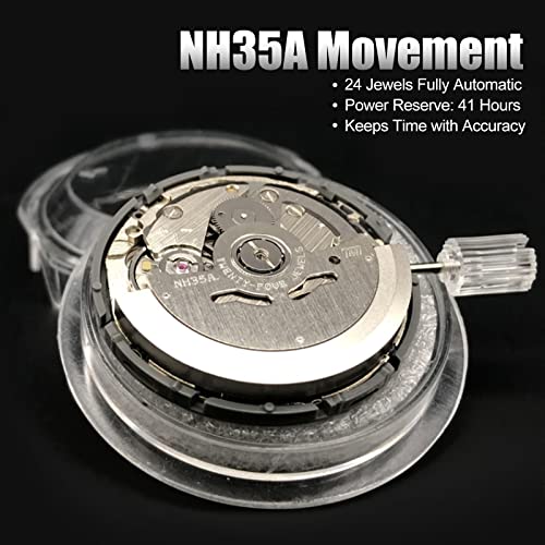 TACTICAL FROG Heimdallr Titanium Diver Watches for Men, 42mm NH35A Movement Mens Automatic Watches, 200 Meter Water Resistant, Black - Image 5